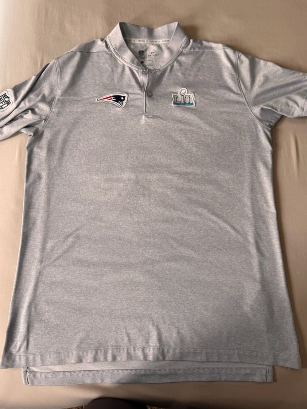 Nike Blade Collar Patriots Polo (Size L)
